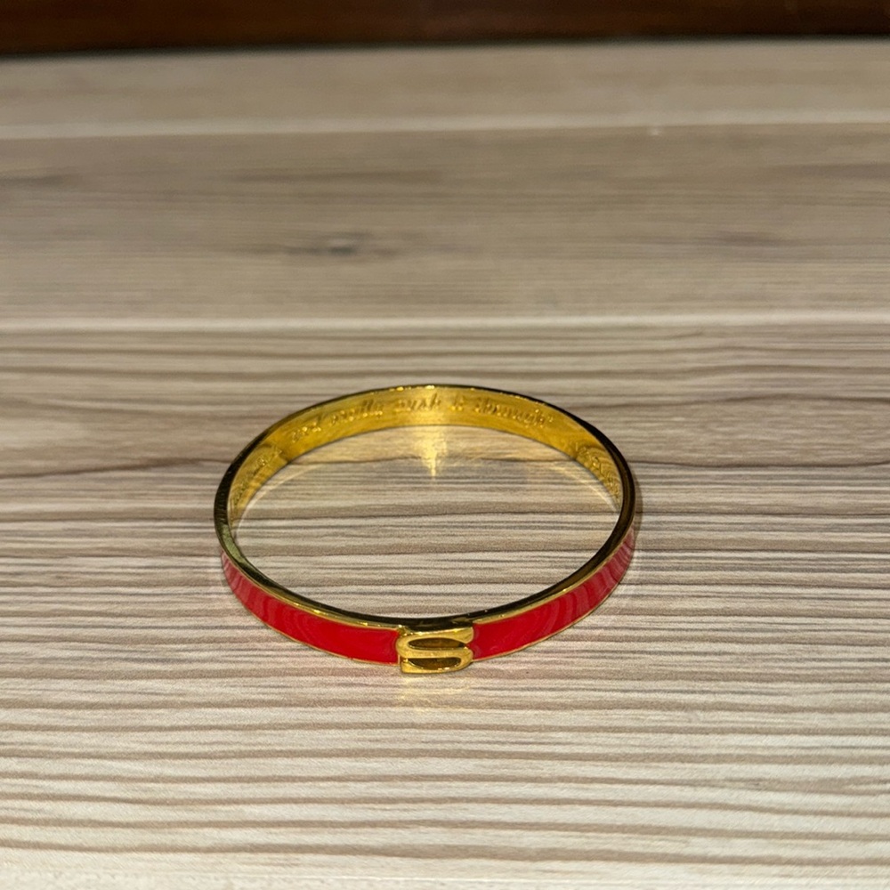 S initial Liz Claiborne bangle